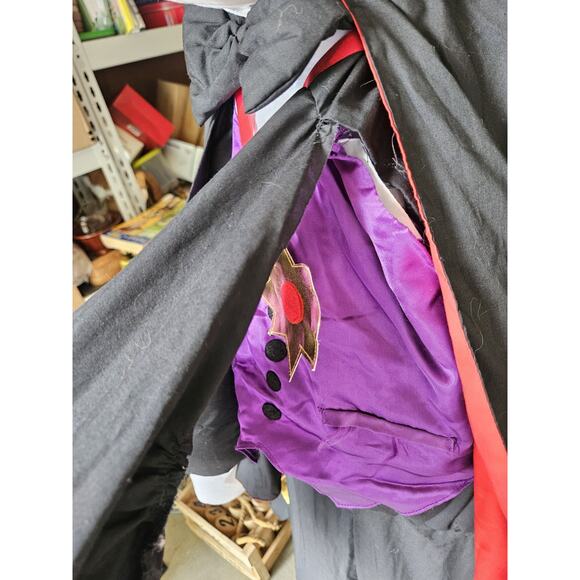 Vtg Lillian Vernon Dracula Vampire Life Size 5 Ft Plush Figure Halloween 60" - Picture 8 of 9